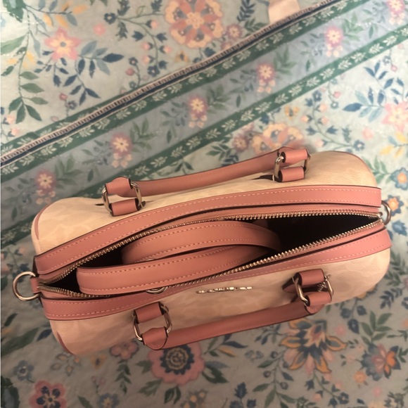 Coach Blush and Cream Satchel - Picture 3 of 4